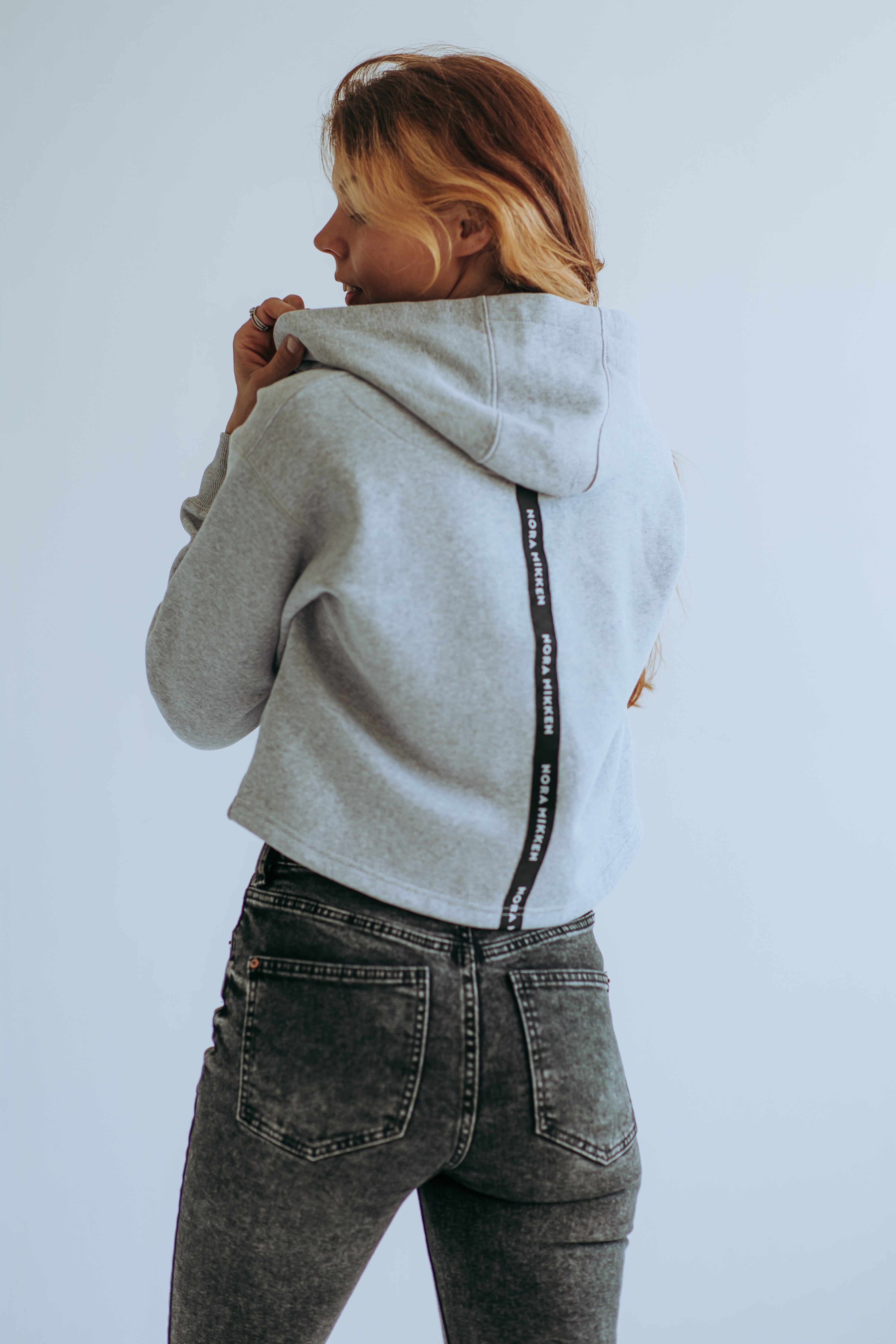 Nora Mikken Cropped Hoodies